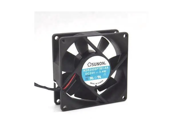 Alt view image 3 of 5 - 1pcs KDE2408PTB1-6A coolingfan DC24V 3.4W 8025 80*80*25 inverter fan