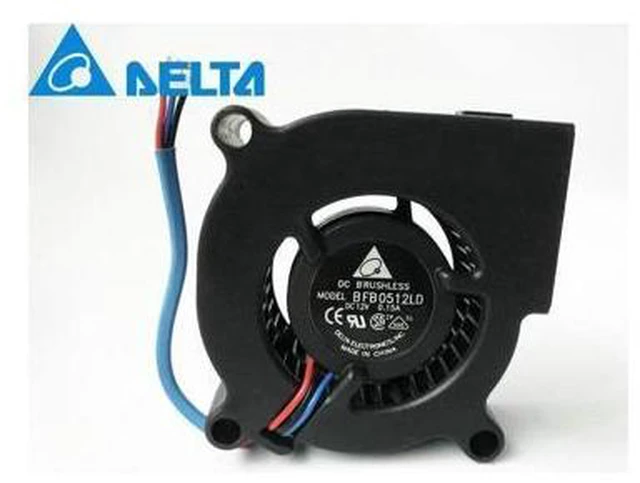 Main image of 1pcs BFB0512LD 5020 5CM 50*50*20mm 12V 0.15A three lines turbo fan