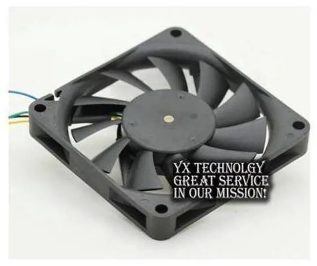 Alt view image 2 of 2 - video card fanNew FD127010MB-H 7010 7cm 0.2A 12V four-wire thermostat graphics card fan 70*70*10mm