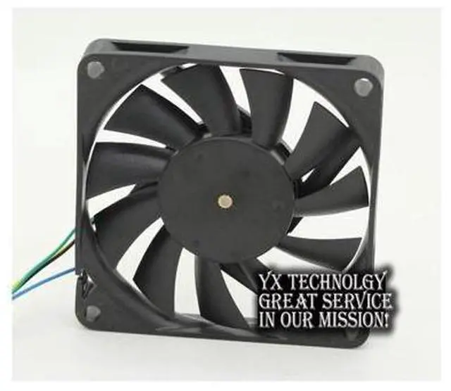 Main image of video card fanNew FD127010MB-H 7010 7cm 0.2A 12V four-wire thermostat graphics card fan 70*70*10mm