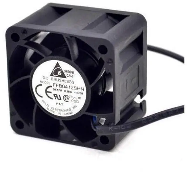 Alt view image 2 of 6 - 1pcs FFB0412SHN-ROO 4cm 4028 0.6A fan speed stall alarm servers 40*40*28mm