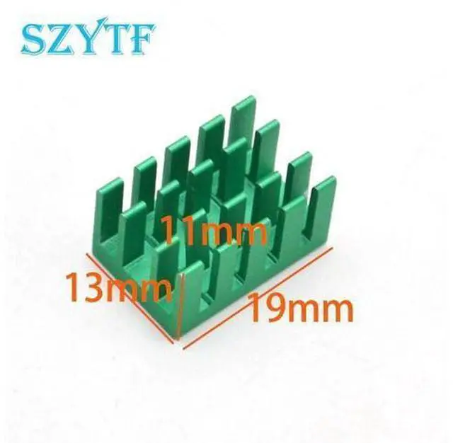 Main image of 50pcs 19*13*11MM aluminum heat sink is suitable for use with computer graphics CPU chip memory