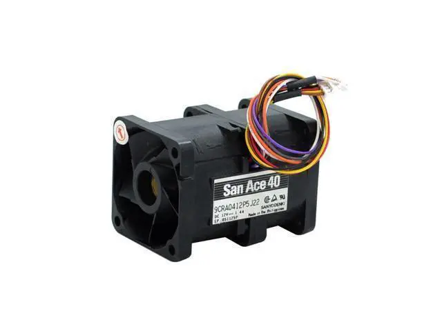 Alt view image 2 of 6 - SANYO Original 9CRA0412P5J22 DC 12V 1.4A 4056 4CM 40mm 1U case server inverter axial cooling fans cooler