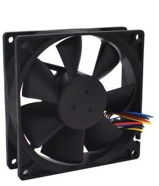 Alt view image 4 of 6 - 1pcs Delta AUB0912VH 9cm 90mm 90*90*25MM 9225 DC 12V 0.60A 4-pin pwm computer cpu cooling fans