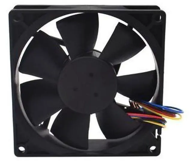 Alt view image 5 of 6 - 1pcs Delta AUB0912VH 9cm 90mm 90*90*25MM 9225 DC 12V 0.60A 4-pin pwm computer cpu cooling fans