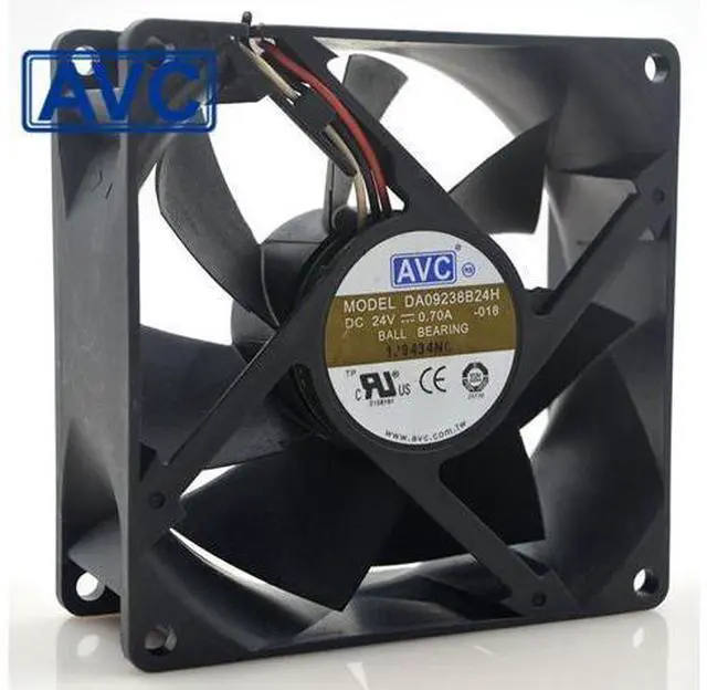 Main image of 1pcs DA09238B24H -018 9238 DC 24V 0.7A computer server inverter Server Square cooling Fans 3-Wire