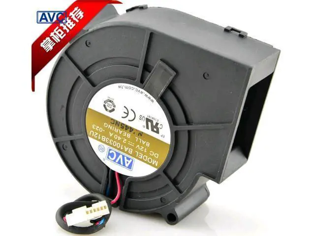 Alt view image 2 of 3 - AVC orginal BA10033B12U 9CM 9733 97*94*33 DC 12V 2.4A centrifugal computer cpu cooling fans air blowers