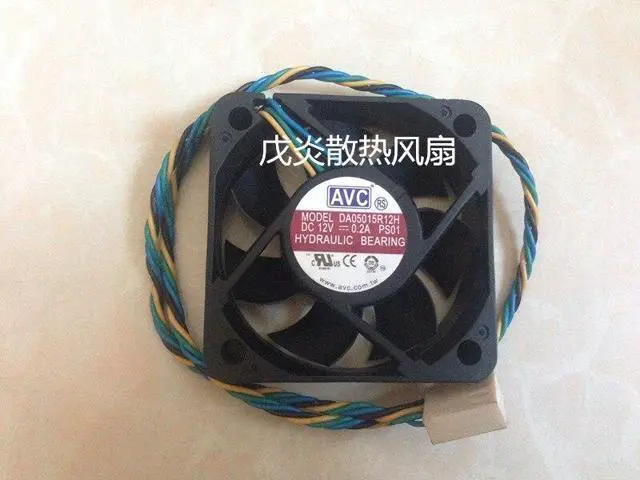 Alt view image 3 of 6 - 2 STKS CPU Koeler Ventilator Voor DA05015R12H 5015 50*50*15mm 50mm DC 12 V 0.20A PS01 PWM Computer PC Case Cooling 4000 RPM 4 Pins