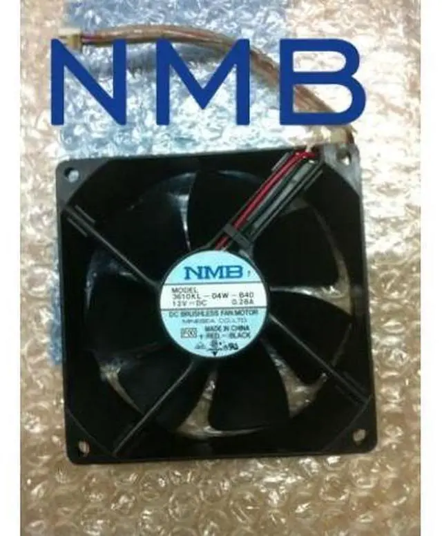 Main image of 2pcs 3610KL-04W-B40 9025 9cm 90mm DC 12V 0.28A industrial cooling fans