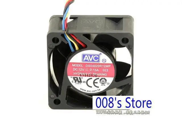 Alt view image 3 of 6 - Radiator CPU Koeler Ventilator Voor DS04020R12MP 023 40*40*20mm 40mm 4 cm DC 12 V 0.15A 4 Pins PWM Computer PC Cooling 6000 RPM