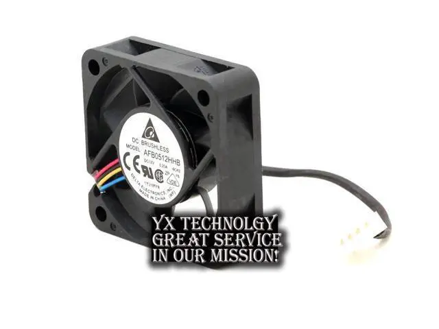 Alt view image 3 of 6 - Delta 5015 AFB0512HHB 12V 0.20A double ball four wire PWM server fans 50*50*15mm
