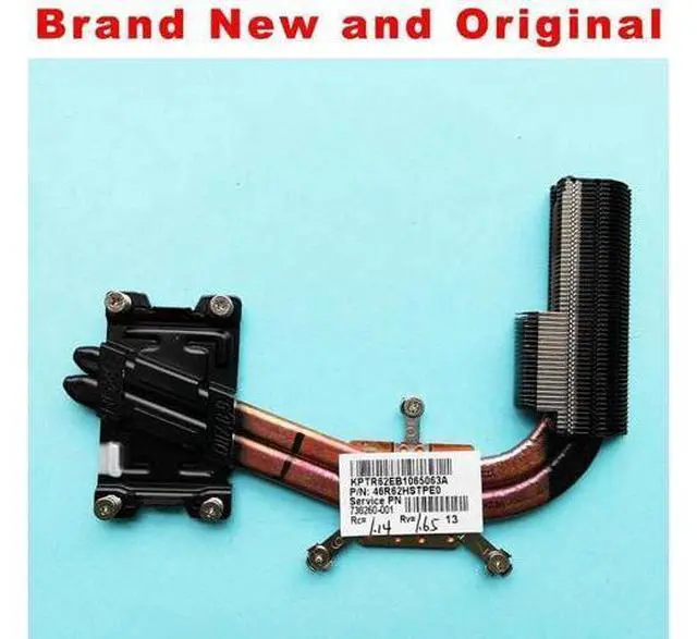 Main image of new original radiator for HP Pavilion 14-E 15-E 17-E laptop heatsink cooler thermal module 736260-001 46R62HSTPE0