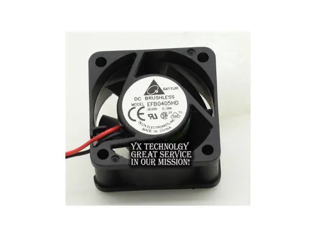 Alt view image 6 of 6 - New and Original Taiwan EFB0405HD 4020 5V 0.38A server fans for Delta 40*40*20mm