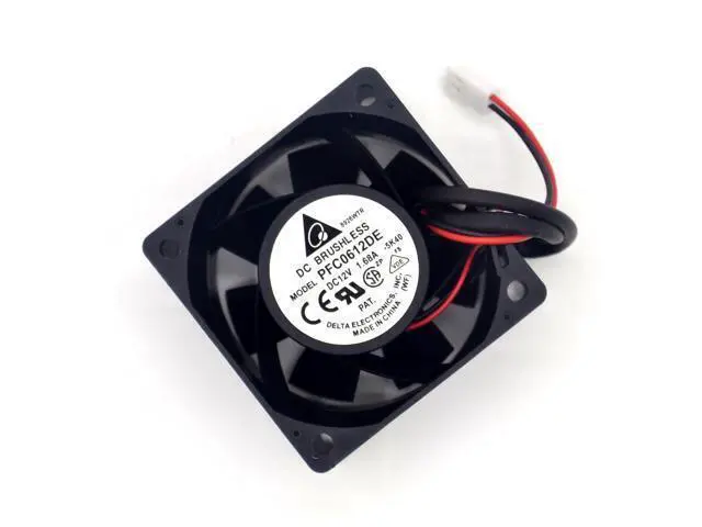 Alt view image 5 of 6 - Delta PFC0612DE 1.68A DC 12V 1.68AP / N: 5A809-05 P / N: PFC061 server fans 60*60*38mm