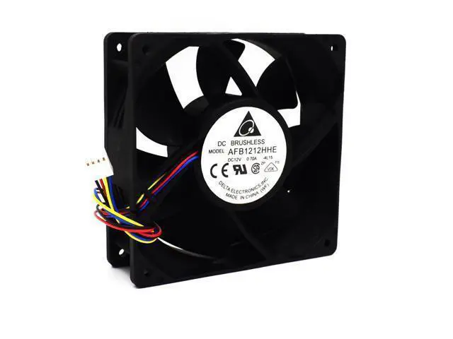 Alt view image 3 of 4 - shuipping Delta AFB1212HHE 12038 4-wire PWM intelligent temperature control 12V 0.7A120x120x38MM
