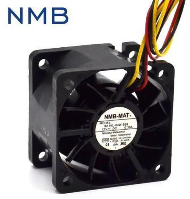 Main image of 1pcs 1611KL-04W-B59 4028 DC12V 0.39A server fans 40*40*28mm