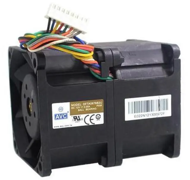 Main image of 1pcs New 6076 6CM high speed car booster violent fans 12V 3A DFTA0676B2U 60*60*76mm