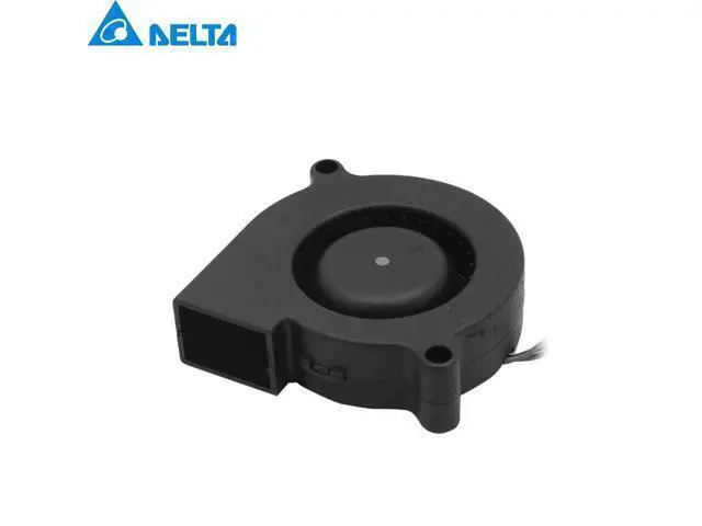 Alt view image 3 of 3 - Delta BFB0512HH 5015 5cm 50*50*15MM DC12V 0.32A Dual Ball bearing turbo blowers