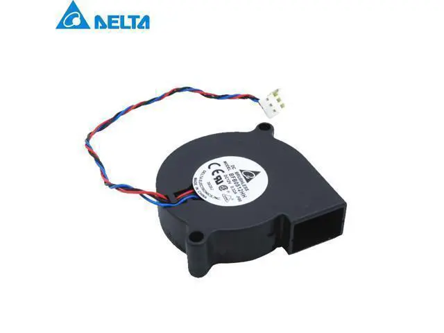 Alt view image 2 of 3 - Delta BFB0512HH 5015 5cm 50*50*15MM DC12V 0.32A Dual Ball bearing turbo blowers