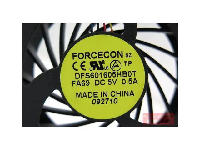 Alt view image 6 of 6 - New FOR Dell M4600 graphics card fan CPU fan 5PJ49 02HC9