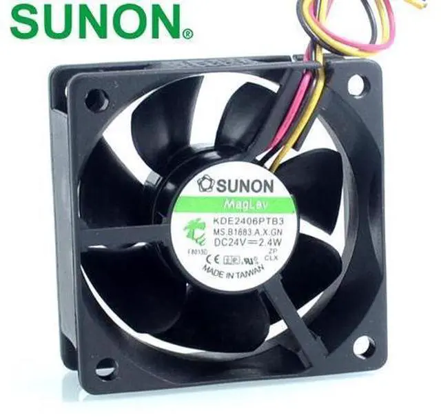 Main image of and fan KDE2406PTB3 6025 24V 2.4W fan 60*60*25mm