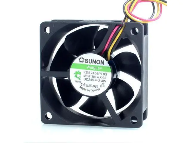 Alt view image 2 of 6 - and fan KDE2406PTB3 6025 24V 2.4W fan 60*60*25mm