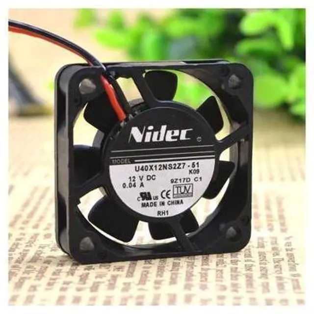 Alt view image 2 of 5 - U40X12NS2Z7-51 4010 4CM 12V 0.04A Ultra-quiet cooling fan