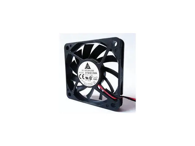 Alt view image 2 of 2 - 2pcs EFB0612MA 6010 6CM 60*60*10mm ultra-thin cooling fan