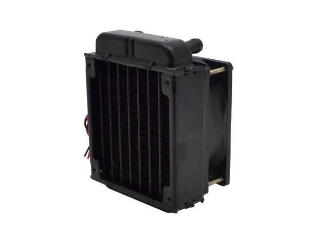 Alt view image 4 of 6 - 1pcs 80mm aluminium radiator fan included water cooling