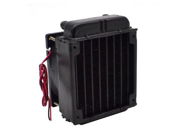 Alt view image 3 of 6 - 1pcs 80mm aluminium radiator fan included water cooling