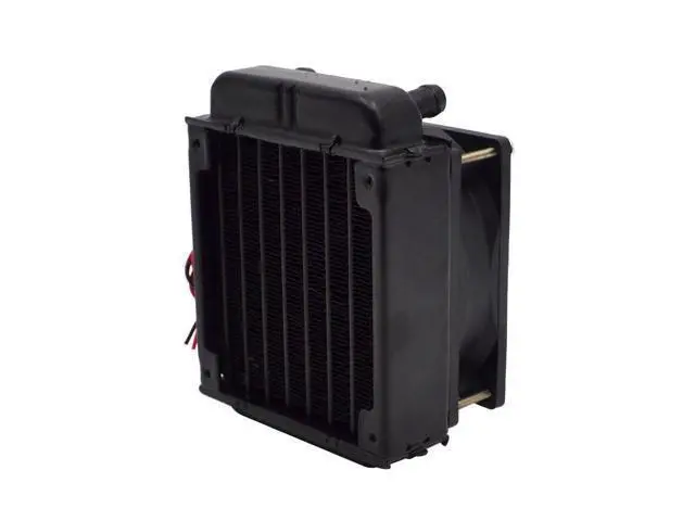 Alt view image 4 of 6 - 1pcs 80mm aluminium radiator fan included water cooling
