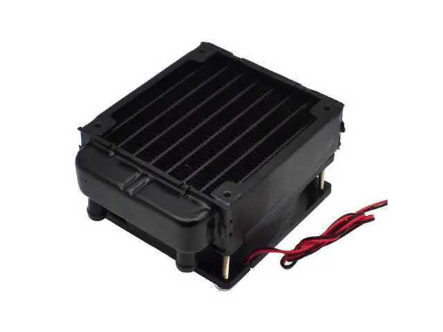 Alt view image 5 of 6 - 1pcs 80mm aluminium radiator fan included water cooling