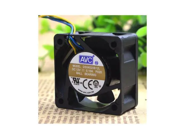 Alt view image 3 of 5 - 4cm 4020 12V 0.10A DS04020B12L 3-wire Dual Ball Cooling Fan