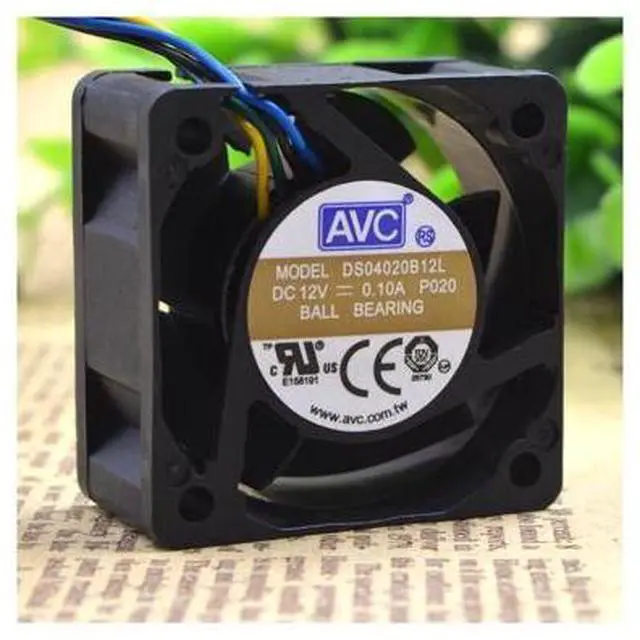Main image of 4cm 4020 12V 0.10A DS04020B12L 3-wire Dual Ball Cooling Fan