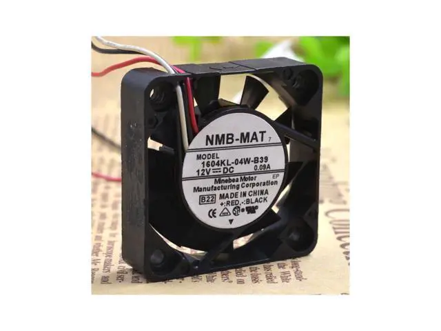 Alt view image 2 of 3 - 1604KL-04W-B39 4cm 4010 12V 0.09A Driver Cooling Fan