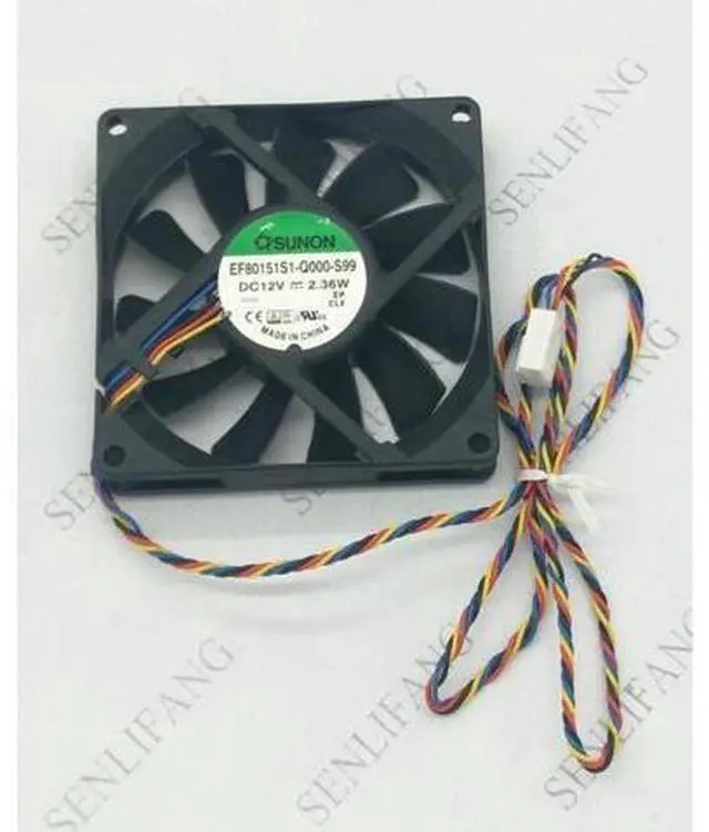 Main image of EF80151S1-Q000-S99 8015 12V 8CM 4PIN PMW cooling fan