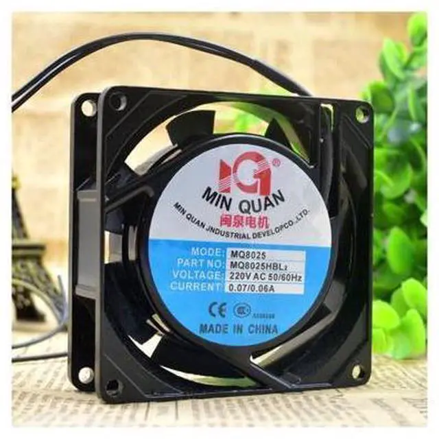 Alt view image 2 of 5 - 8CM 8025 220V MQ8025HSL2 HBL2 cabinet power cooling fan