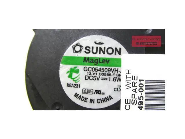 Alt view image 5 of 6 - FOR HP 2710P 2730P 2740P laptop cooler fan