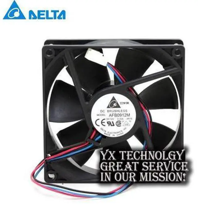 Main image of Delta AFB0912M 9025 9CM 12V 0.20A fan speed 90*90*25mm