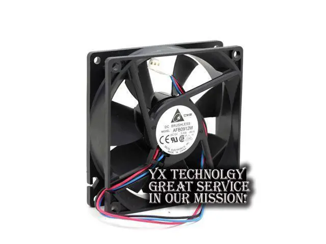 Alt view image 2 of 6 - Delta AFB0912M 9025 9CM 12V 0.20A fan speed 90*90*25mm