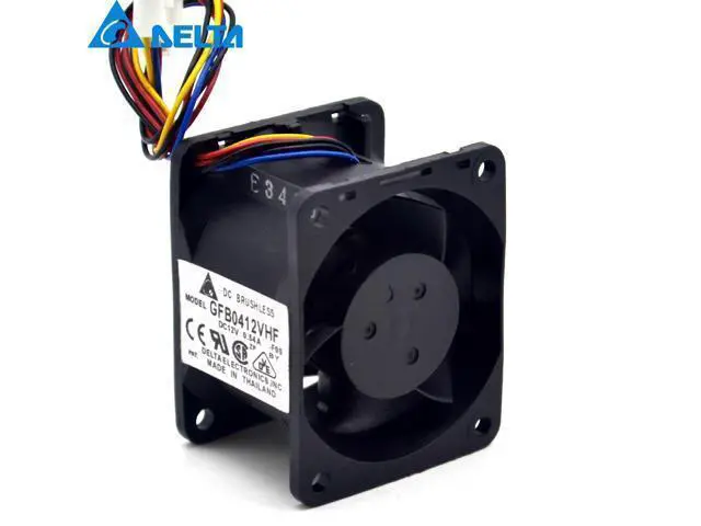 Alt view image 4 of 4 - Delta GFB0412VHF 4030 12V 0.54A server fan 40*40*30mm