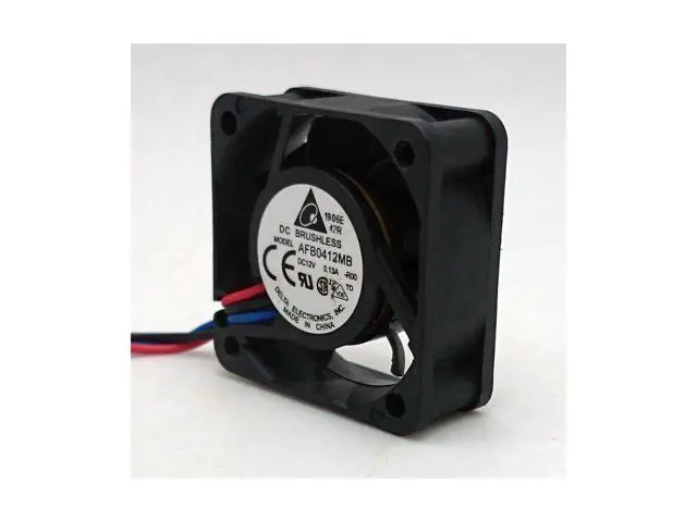 Alt view image 2 of 3 - For Delta 4CM AFB0412MB 4015 12V 0.13A 3 Line Mute CPU Fan