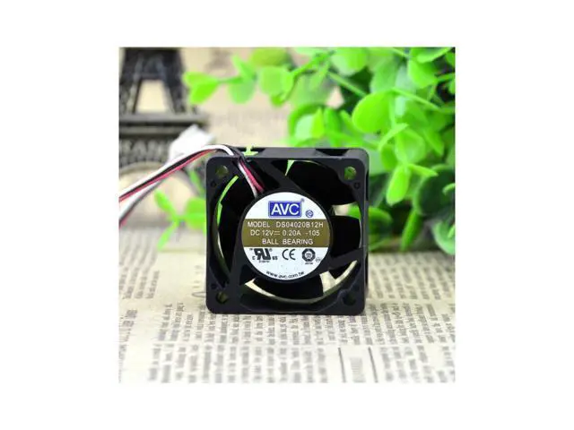 Alt view image 2 of 5 - AVC 4CM 4cm 1U Server Switch Fan 4020 12V 0.20A DS04020B12H