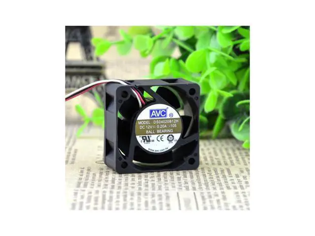 Alt view image 3 of 5 - AVC 4CM 4cm 1U Server Switch Fan 4020 12V 0.20A DS04020B12H