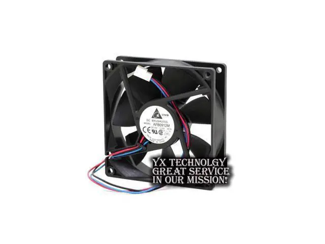 Alt view image 3 of 6 - Delta AFB0912M 9025 9CM 12V 0.20A fan speed for 90*90*25mm