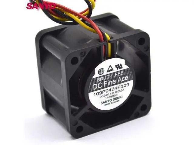 Alt view image 3 of 6 - 109P0424F329 24V 0.055A original authentic 4CM server fan