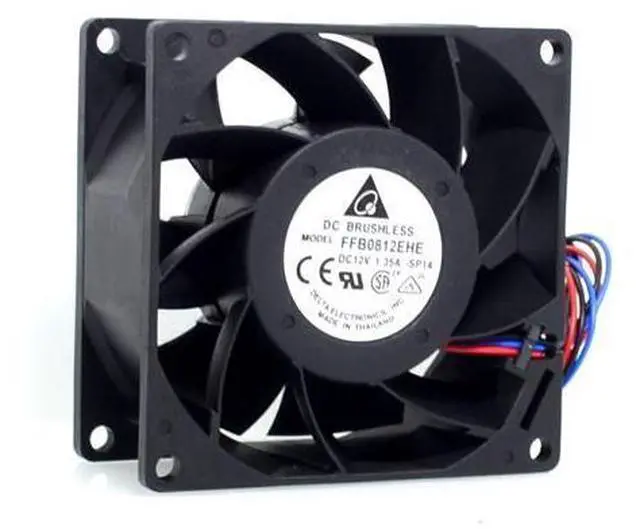 Main image of Delta 8038 12V 1.35A 8 chassis fan FFB0812EHE 80*80*38mm