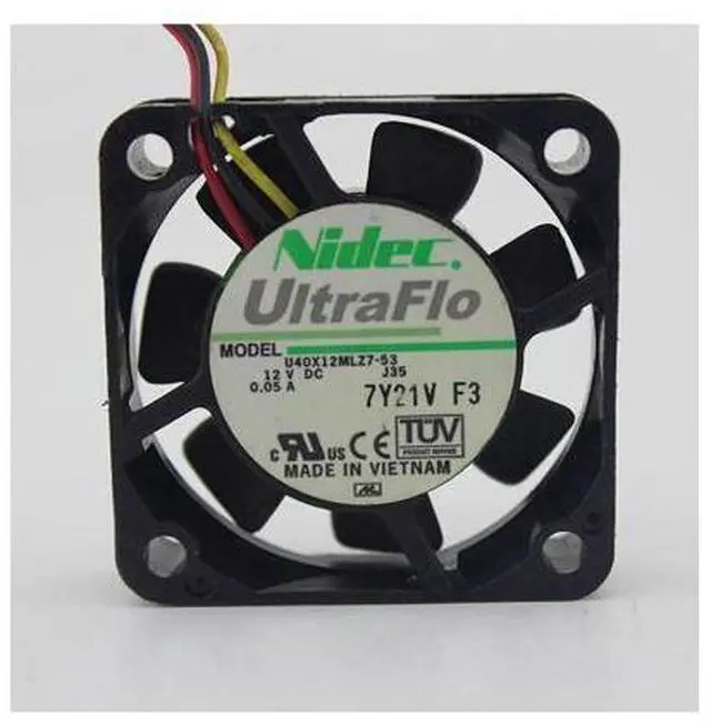Main image of For NIDEC U40X12MLZ7-53 4010 4cm 12V 0.05A silent fan