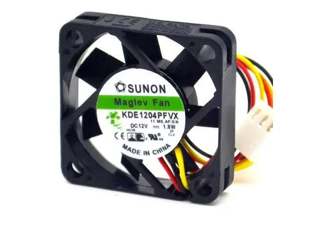 Alt view image 2 of 4 - 1ocs 40*40*10 12V 1.8W KDE1204PFVX 4010 12v 3-wire fan
