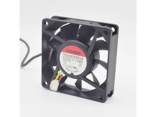 Alt view image 3 of 5 - 1pcs 7020 PMD2407PKB4-A 3-wire inverter fan 24V 1.08W